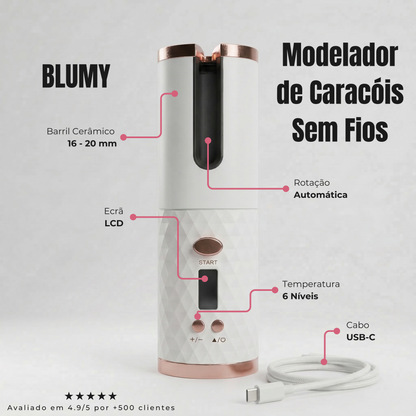 BLUMY Modelador de Caracóis Sem Fios